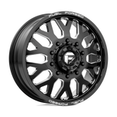 Fuel Mono - DE19 FF19D - Black - GLOSS BLACK MILLED - 22" x 8.5", 105 Offset, 10x225 (Bolt Pattern), 170.1mm HUB