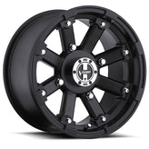 Vision Wheel ATV - 393 LOCKOUT - Black - Matte Black - 14" x 8", _10_2 Offset, 4x101.6 (Bolt Pattern), 69.85mm HUB