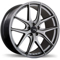 Fast Wheels - FC04 - Grey - Titanium - 19" x 8.5", 45 Offset, 5x110 (Bolt Pattern), 72.6mm HUB