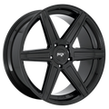 Niche - M237 CARINA - Black - GLOSS BLACK - 22" x 9.5", 3 Offset, 5x150 (Bolt Pattern), 110.1mm HUB