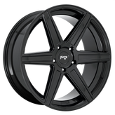 Niche - M237 CARINA - Black - GLOSS BLACK - 22" x 9.5", 3 Offset, 5x150 (Bolt Pattern), 110.1mm HUB