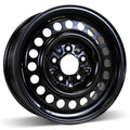 RSSW - Steel - Black - Black - 15" x 6", 42 Offset, 5x115 (Bolt Pattern), 70.3mm HUB