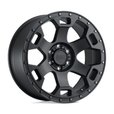 Black Rhino - GAUNTLET - Black - Semi Gloss Black with Gunmetal Bolts - 20" x 9", -18 Offset, 5x127 (Bolt Pattern), 71.5mm HUB