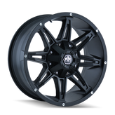 Mayhem - RAMPAGE - Black - MATTE BLACK - 20" x 10", -20 Offset, 6x135, 139.7 (Bolt Pattern), 106mm HUB