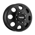 American Racing - AR204 BAJA DUALLY - Black - SATIN BLACK - 17" x 6.5", 111 Offset, 8x210 (Bolt Pattern), 154.3mm HUB