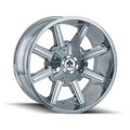 Mayhem - ARSENAL - Chrome - CHROME - 18" x 9", -12 Offset, 6x135, 139.7 (Bolt Pattern), 106mm HUB