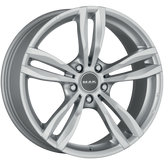 Mak Wheels - LUFT W - Silver - SILVER - 17" x 8", 34 Offset, 5x120 (Bolt Pattern), 72.6mm HUB