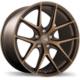 Fast Wheels - FC04 - Bronze - Matte Bronze - 19" x 9.5", 35 Offset, 5x100 (Bolt Pattern), 72.6mm HUB