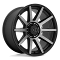 XD Series - XD847 OUTBREAK - Black - SATIN BLACK WITH GRAY TINT - 20" x 10", -18 Offset, 5x127 (Bolt Pattern), 71.5mm HUB