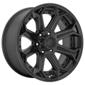 Fuel - D706 SIEGE - Gunmetal - MATTE BLACK - 18" x 9", -12 Offset, 8x165.1 (Bolt Pattern), 125.1mm HUB