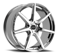 Motiv - Rigor - Polished - Chrome Plated - 20" x 8.5", 40 Offset, 5x114.3, 120 (Bolt Pattern), 74.1mm HUB