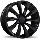 Replika - R241 - Black - Satin Black - 20" x 8.5", 35 Offset, 5x114.3 (Bolt Pattern), 70.6mm HUB