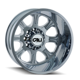 Cali Off-Road - BRUTAL - Chrome - CHROME - 22" x 8.25", -180 Offset, 8x165.1 (Bolt Pattern), 121.3mm HUB