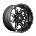 Fuel - D567 LETHAL - Black - MATTE BLACK MILLED - 15" x 10", -43 Offset, 6x139.7 (Bolt Pattern), 108mm HUB