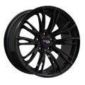 Euro Design - Venice - Black - Gloss Black - 19" x 9.5", 38 Offset, 5x120 (Bolt Pattern), 74.1mm HUB