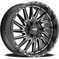 KranK Off-road - Coil - Black - Gloss Black Milled - 22" x 12", -44 Offset, 6x135, 139.7 (Bolt Pattern), 108mm HUB