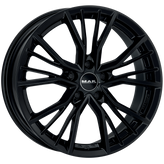 Mak Wheels - UNION - Black - GLOSS BLACK - 17" x 7.5", 38 Offset, 5x112 (Bolt Pattern), 66.5mm HUB