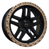 Envy Wheels - FFT-9 - Black - GLOSS BLACK / GLOSS BRONZE BEADLOCK - 20" x 9", 28 Offset, 6x139.7 (Bolt Pattern), 106.1mm HUB