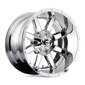 Fuel - D536 MAVERICK - Polished - CHROME PLATED - 20" x 12", -44 Offset, 6x135, 139.7 (Bolt Pattern), 106.1mm HUB