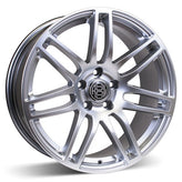 RSSW - Bold - Silver - Hyper silver - 16" x 7", 40 Offset, 5x112 (Bolt Pattern), 66.6mm HUB