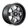 Fuel - D619 PODIUM - Gunmetal - Matte Gun Metal Black Bead Ring - 18" x 9", 20 Offset, 6x135 (Bolt Pattern), 87.1mm HUB