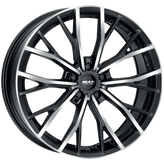 Mak Wheels - priMe-FF - Black - BLACK MIRROR - 19" x 8", 36 Offset, 5x120 (Bolt Pattern), 72.6mm HUB
