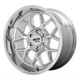 Moto Metal - MO803 BANSHEE - Chrome - CHROME - 20" x 10", -18 Offset, 8x170 (Bolt Pattern), 125.1mm HUB