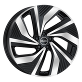 Mak Wheels - ELECTRA - Black - BLACK MIRROR - 20" x 8", 45 Offset, 5x108 (Bolt Pattern), 72mm HUB