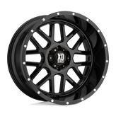 XD Series - XD820 GRENADE - Black - GLOSS BLACK - 20" x 9", 18 Offset, 5x127 (Bolt Pattern), 78.1mm HUB