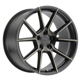 TSW Wheels - CHRONO - Gunmetal - MATTE BLACK W/ MACHINE FACE & DARK TINT - 19" x 9.5", 39 Offset, 5x112 (Bolt Pattern), 66.56mm HUB