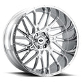 Vision Wheel Off-Road - 404 BRAWL - Chrome - Chrome - 20" x 12", -51 Offset, 8x180 (Bolt Pattern), 124.2mm HUB