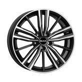Mak Wheels - VIER - Black - BLACK MIRROR - 17" x 7.5", 47 Offset, 5x112 (Bolt Pattern), 57.1mm HUB