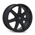 Mazzi - LAGUNA - Black - MATTE BLACK - 20" x 8.5", 35 Offset, 5x108, 114.3 (Bolt Pattern), 72.6mm HUB