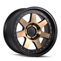 Mayhem - PRODIGY - Black - MATTE BLACK WITH BRONZE TINT - 20" x 9", 0 Offset, 8x165.1 (Bolt Pattern), 130.8mm HUB