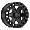 Black Rhino - YORK - Black - Matte Black - 17" x 9", 0 Offset, 5x139.7 (Bolt Pattern), 78.1mm HUB