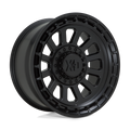 XD Series - XD856 OMEGA - Black - SATIN BLACK - 20" x 10", -18 Offset, 8x180 (Bolt Pattern), 124.2mm HUB