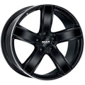 Mak Wheels - TURISMO-FF - Black - GLOSS BLACK MIRROR RING - 21" x 9.5", 46 Offset, 5x130 (Bolt Pattern), 71.6mm HUB