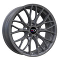 Euro Design - Camillo - Gunmetal - Gunmetal/Machined - 18" x 8", 35 Offset, 5x120 (Bolt Pattern), 74.1mm HUB