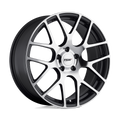 TSW Wheels - NURBURGRING - Gunmetal - Gunmetal with Mirror Cut Face - 18" x 7.5", 45 Offset, 5x114.3 (Bolt Pattern), 76.1mm HUB