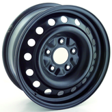 RTX Wheels - Steel Wheel - Black - Black - 16" x 6.5", 40 Offset, 5x127 (Bolt Pattern), 71.5mm HUB