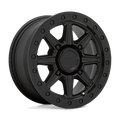 Black Rhino Powersports - WEBB UTV - Black - MATTE BLACK - 15" x 7", 51 Offset, 4x156 (Bolt Pattern), 132mm HUB