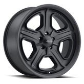 Vision Wheel American Muscle - 147 DAYTONA - Black - Satin Black - 17" x 8", 0 Offset, 5x120.65 (Bolt Pattern), 83mm HUB