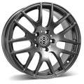 RSSW - Diamond - Gunmetal - Gun metal - 19" x 8", 35 Offset, 5x120 (Bolt Pattern), 72.6mm HUB