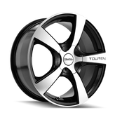 Touren - TR9 - Black - BLACK/MACHINED FACE/MACHINED LIP - 16" x 7", 42 Offset, 4x100, 114.3 (Bolt Pattern), 67.1mm HUB