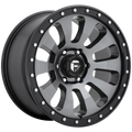 Fuel - D648 TACTIC - Gunmetal - MATTE GUN METAL BLACK BEAD RING - 18" x 9", 2 Offset, 6x139.7 (Bolt Pattern), 106.1mm HUB