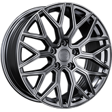 Envy Wheels - FF2GM - Gunmetal - GUN METAL - 20" x 8.5", 40 Offset, 5x114.3 (Bolt Pattern), 67.1mm HUB