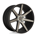 Niche - M150 VERONA - Black - MATTE BLACK MACHINED - 17" x 8", 40 Offset, 5x112 (Bolt Pattern), 66.6mm HUB