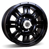 RSSW - Heritage - Black - Matte black - 17" x 7.5", 20 Offset, 7x150 (Bolt Pattern), 87.1mm HUB