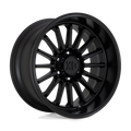 XD Series - XD857 WHIPLASH - Black - SATIN BLACK - 22" x 10", -18 Offset, 5x127 (Bolt Pattern), 71.5mm HUB