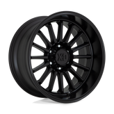 XD Series - XD857 WHIPLASH - Black - SATIN BLACK - 22" x 10", -18 Offset, 5x127 (Bolt Pattern), 71.5mm HUB